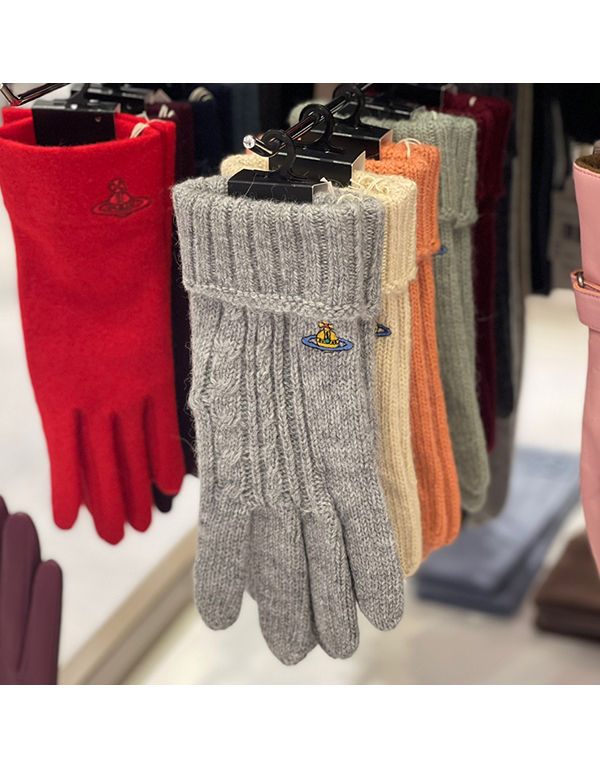 VIVIENNE WESTWOOD ALPACA MIXED GLOVES