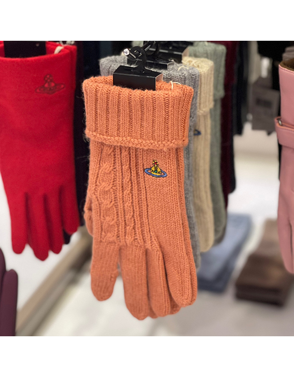 VIVIENNE WESTWOOD ALPACA MIXED GLOVES