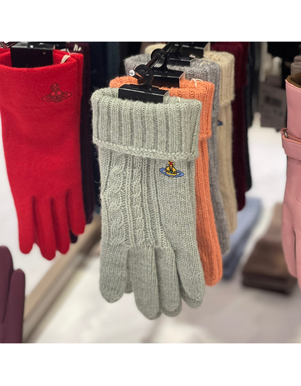 VIVIENNE WESTWOOD ALPACA MIXED GLOVES