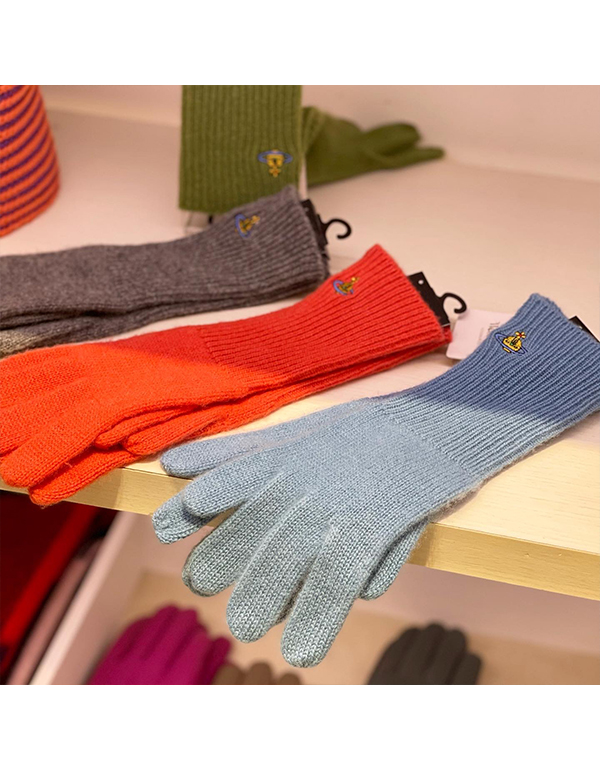 VIVIENNE WESTWOOD CASHMERE KNIT GLOVE