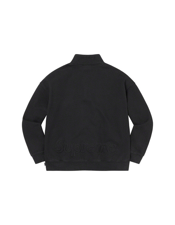 Supreme Washed Half Zip Pullover