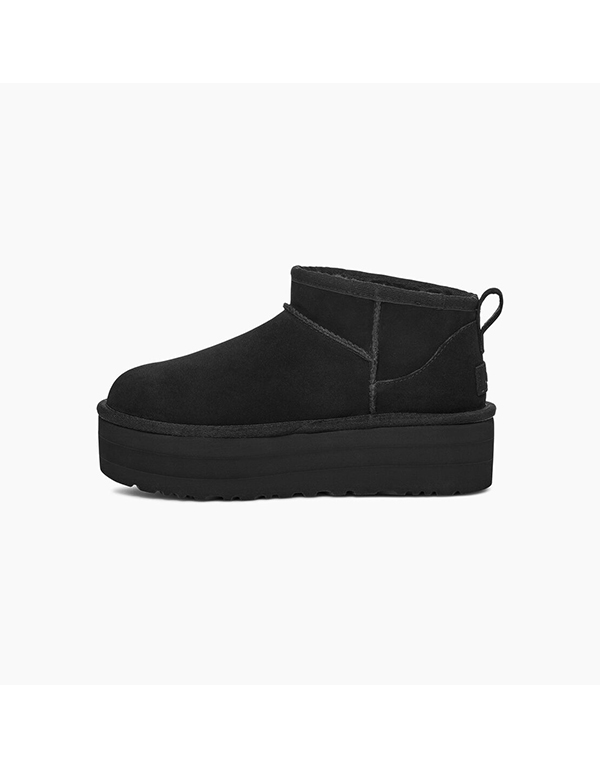 UGG CLASSIC ULTRA MINI PLATFORM BLACK