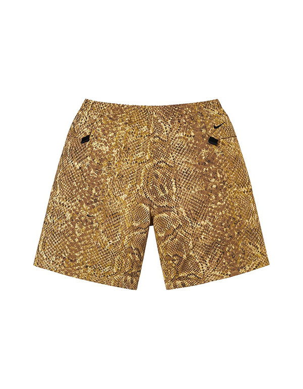 Supreme Nike ACG Nylon Trail Short Gold Snakeskin