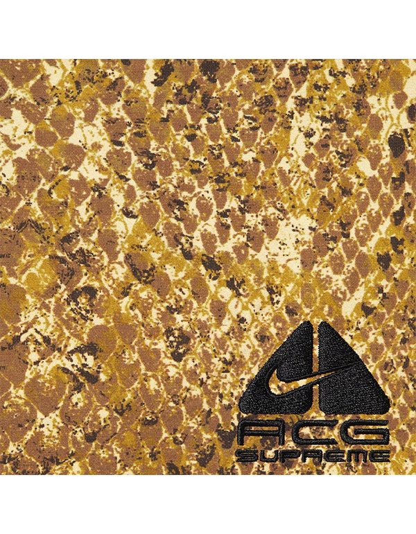 Supreme Nike ACG Nylon Trail Short Gold Snakeskin