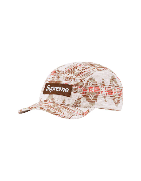 Supreme Woven Patten Camp Cap