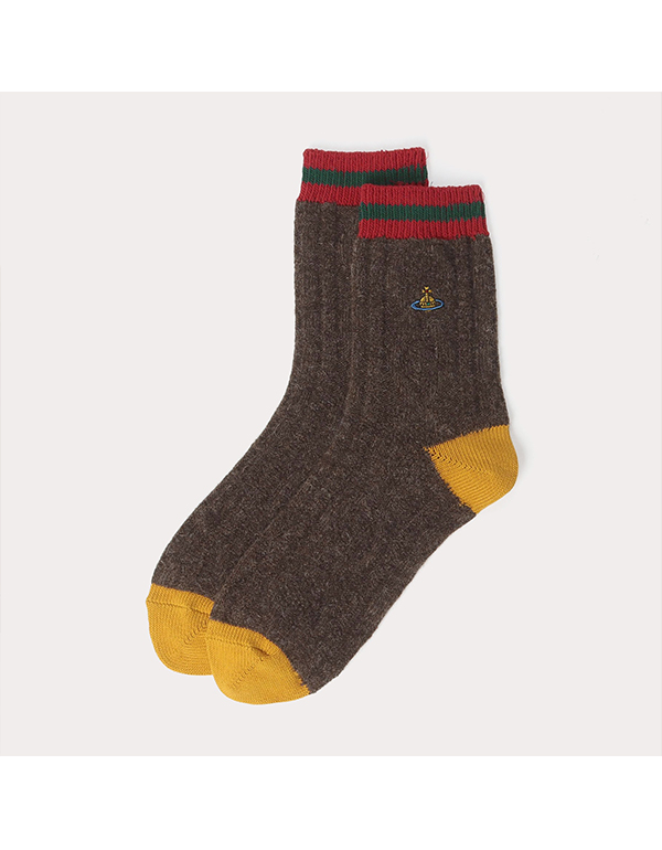 VIVIENNE WESTWOOD ECO WOOL CABLE CREW SOCKS