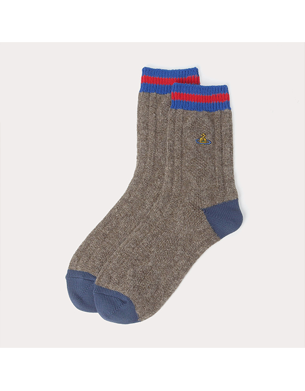 VIVIENNE WESTWOOD ECO WOOL CABLE CREW SOCKS