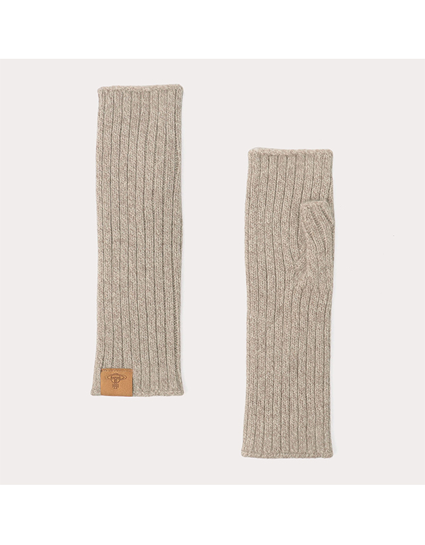 VIVIENNE WESTWOOD BABY ALPACA MIXED ARM WARMER GLOVE